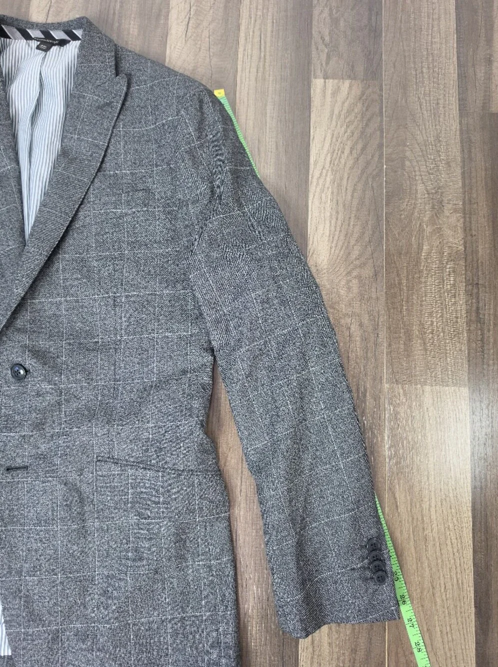Banana Republic 100% Wool Glen Plaid Blazer Jacket Slim Fit 40 Long Preppy. 40L